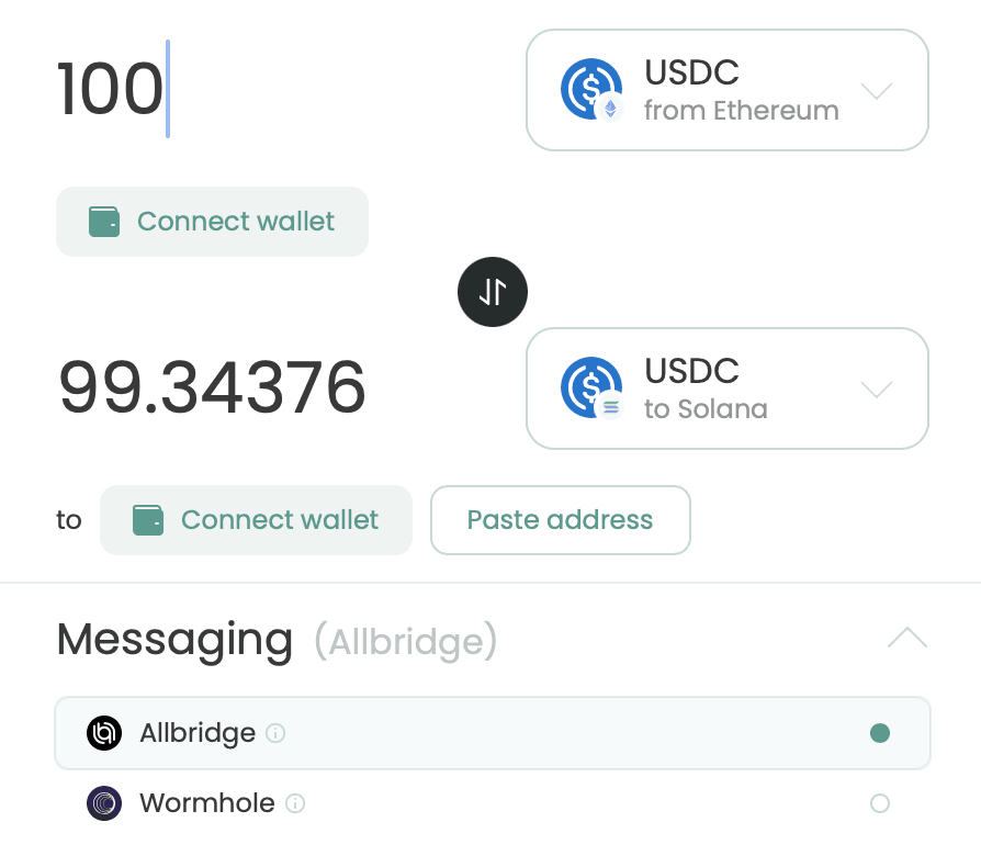 Allbridge messaging protocols