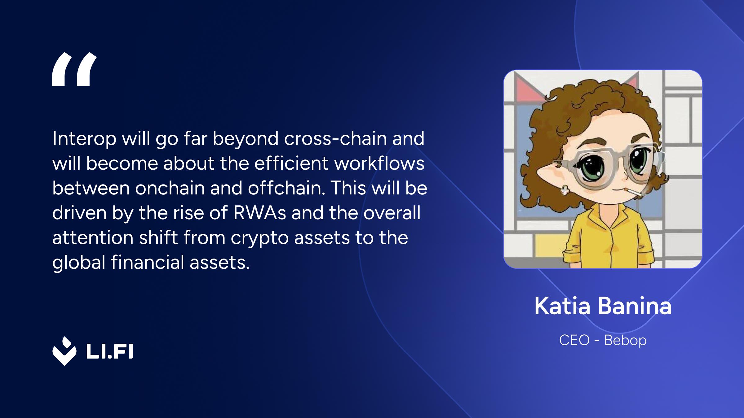 Katia Banina, CEO of Bebob, on the state of interop