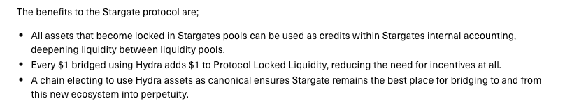 Benefits to Stargate