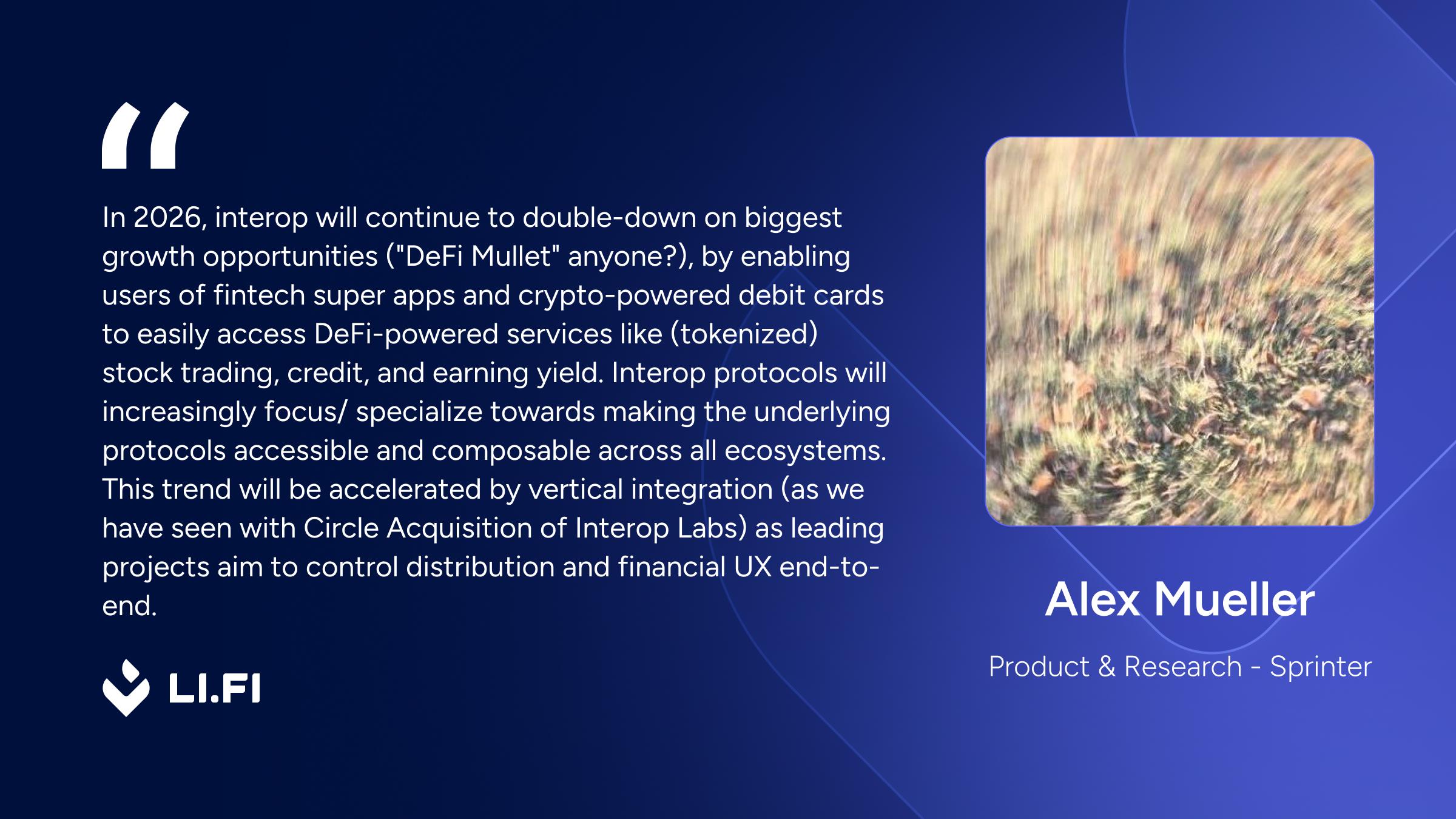 Alex Mueller, Product & Research at Sprinter, on the state of interop